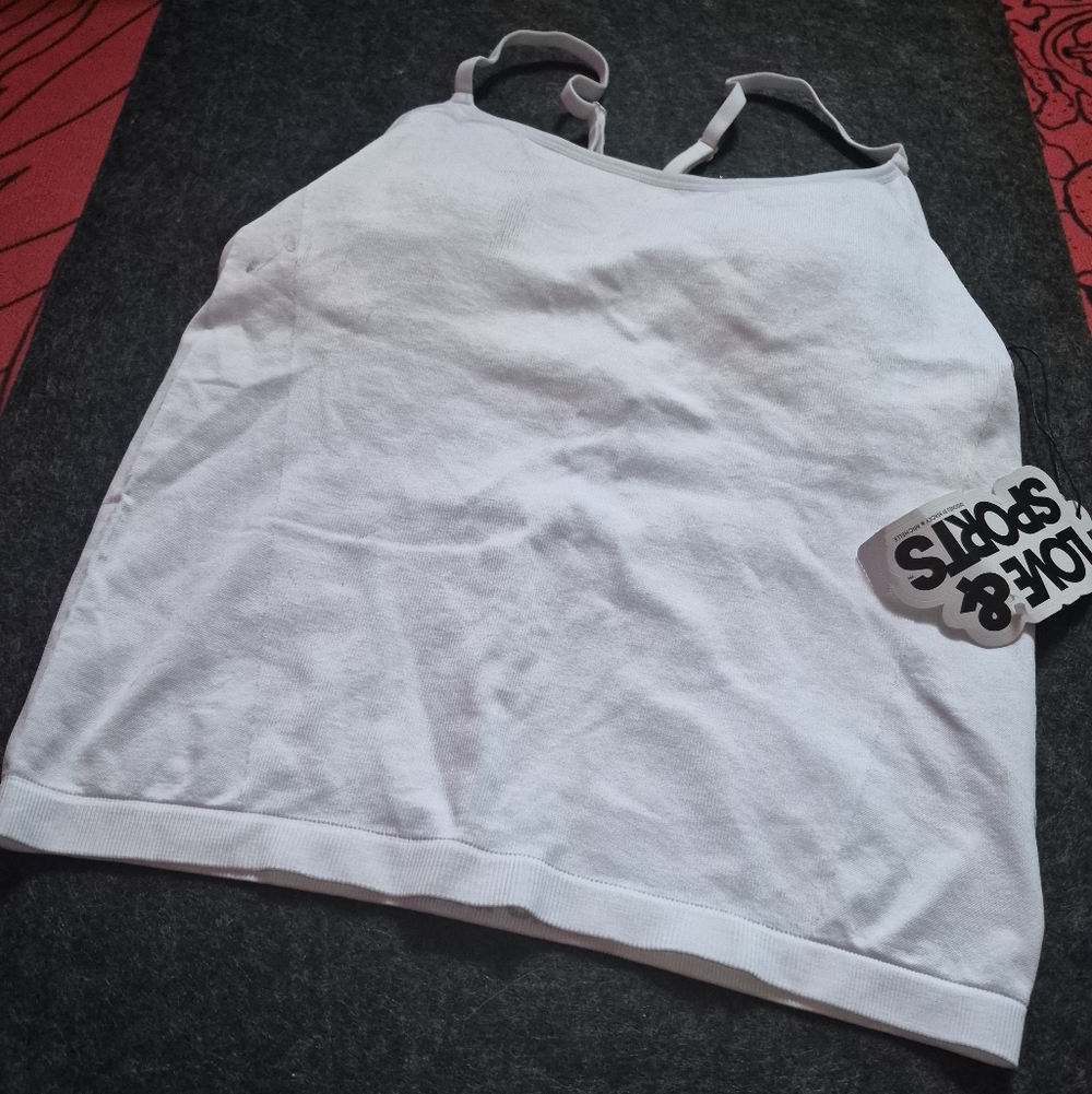 Love&Sports White Tank Top
